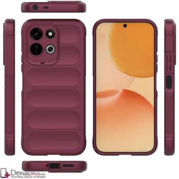 Magic Shield guminis dėklas - bordo spalvos (Xiaomi Redmi 17)